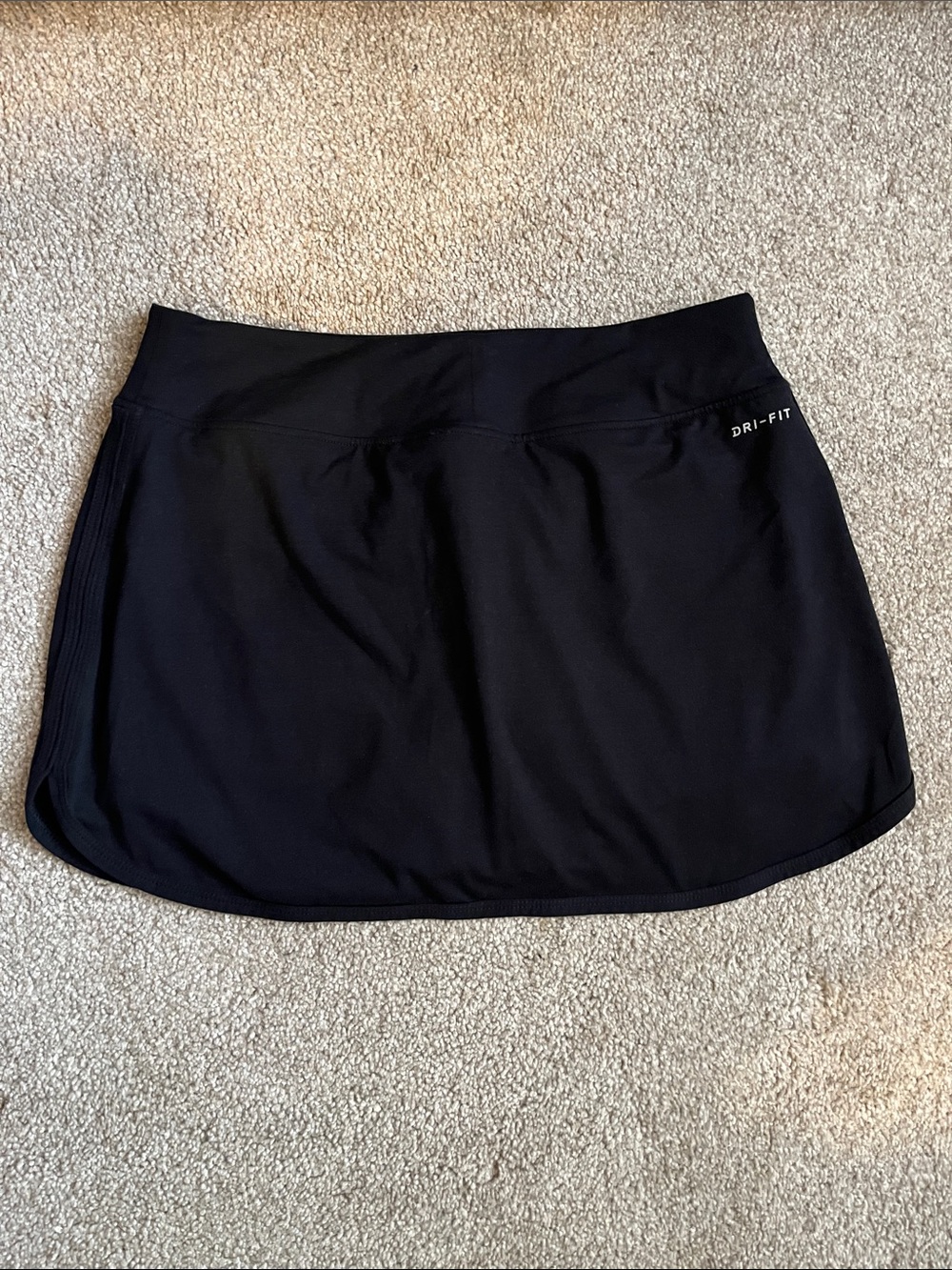 Nike Black Skort with White Swoosh Logo - Picture 3 of 5